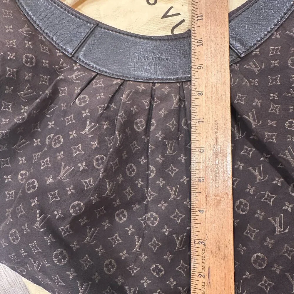 Louis Vuitton Hobo Croissant Moon Sling Bag - Brown Monogram Logo Cross Body - Picture 9 of 10